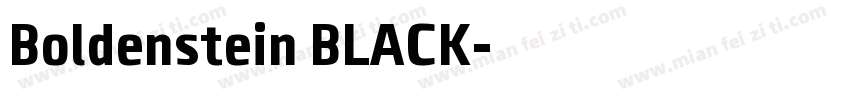 Boldenstein BLACK字体转换